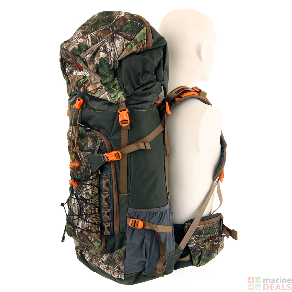 Buy Manitoba Quest Hydration Backpack with Rifle Scabbard 45L Realtree