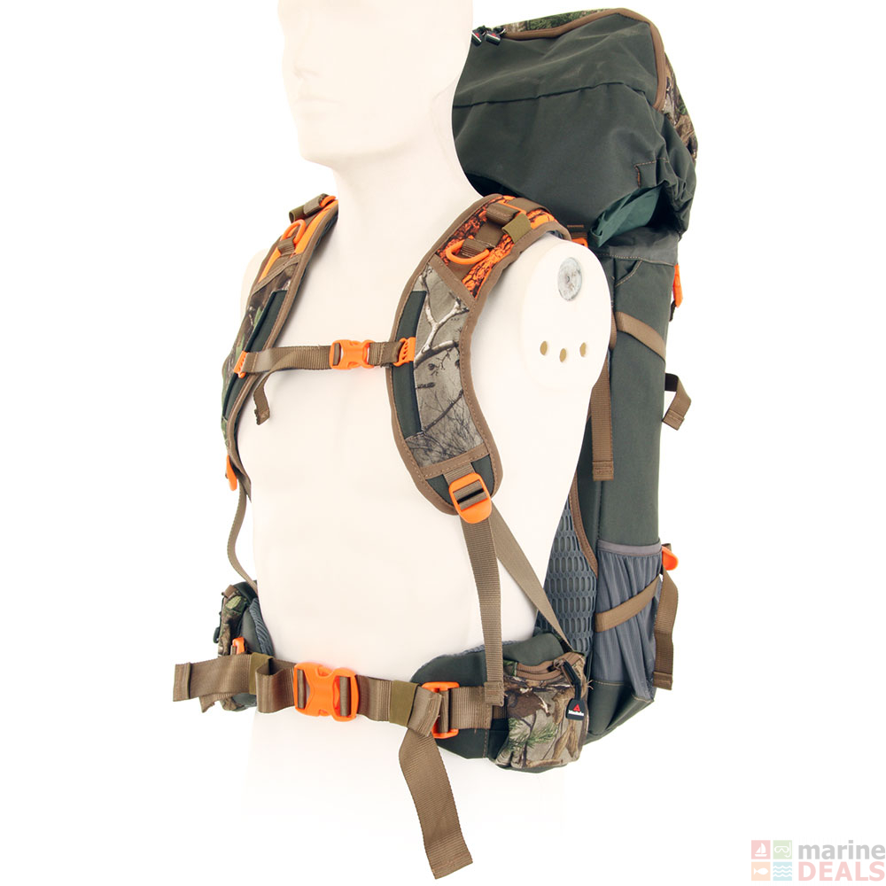 Buy Manitoba Quest Hydration Backpack with Rifle Scabbard 45L Realtree