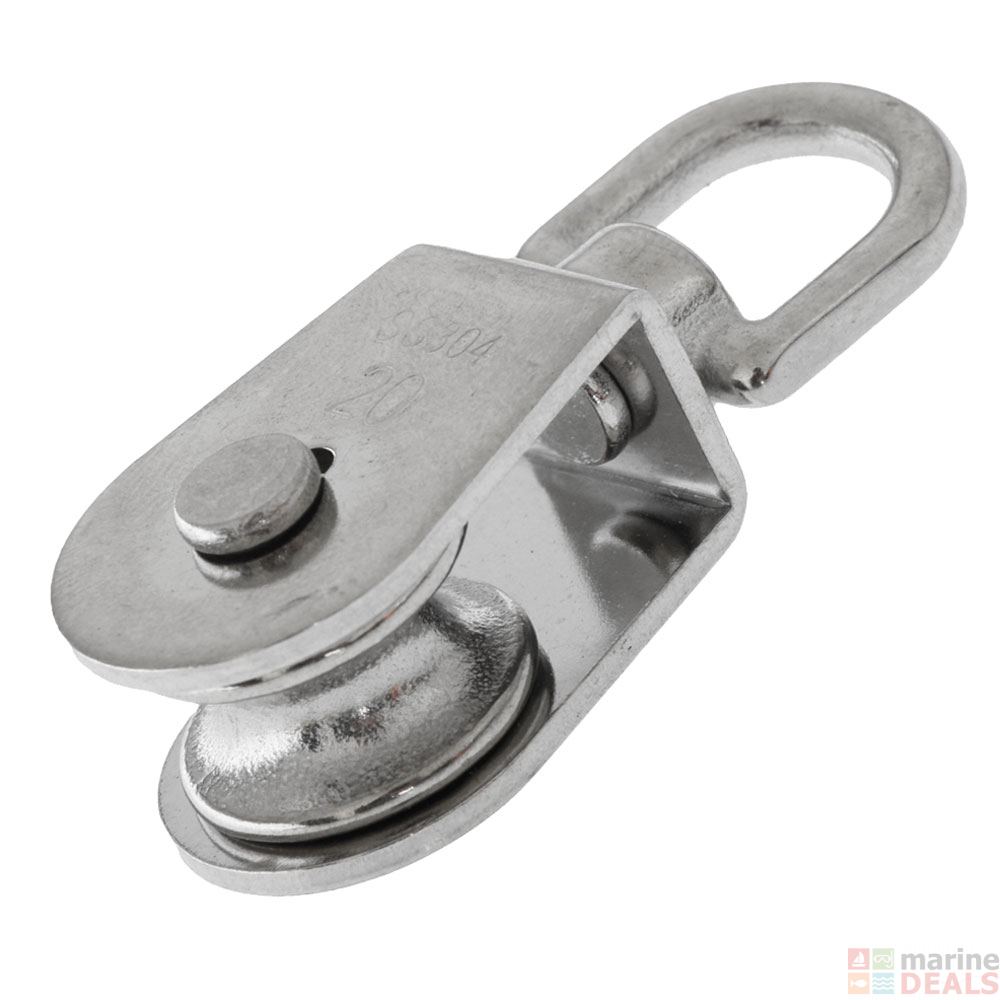 Buy AAA Stainless Steel Single Sheave Pulley online at MarineDeals.co.nz