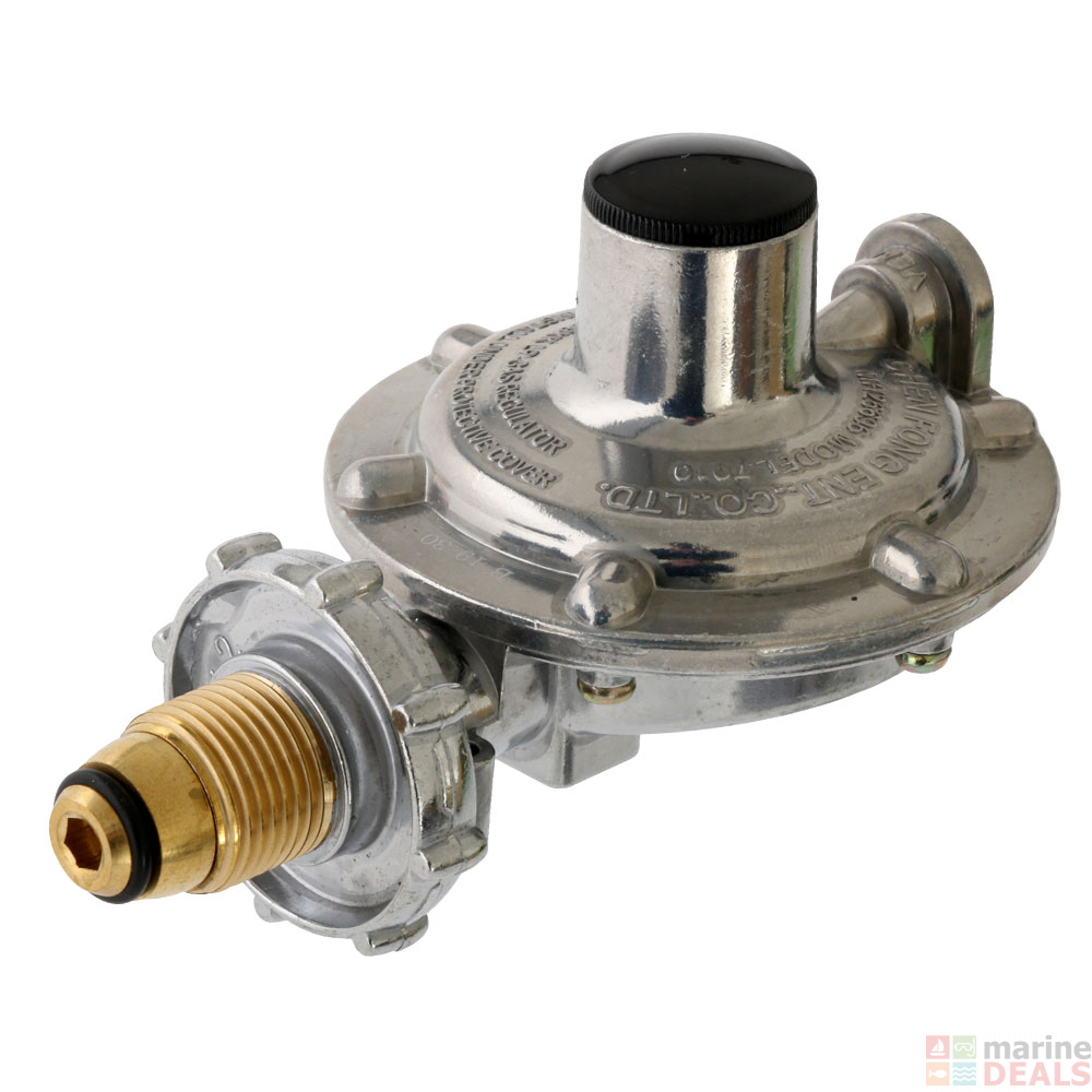 Buy Gasmate 3kg LPG POL Regulator R3.00-P-42 online at Marine-Deals.co.nz