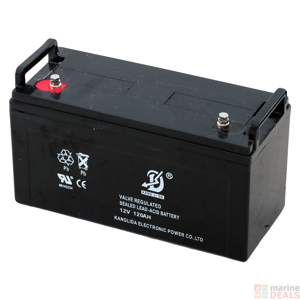 Buy Sealed Lead Acid Battery 12v 120ah online at Marine-Deals.co.nz