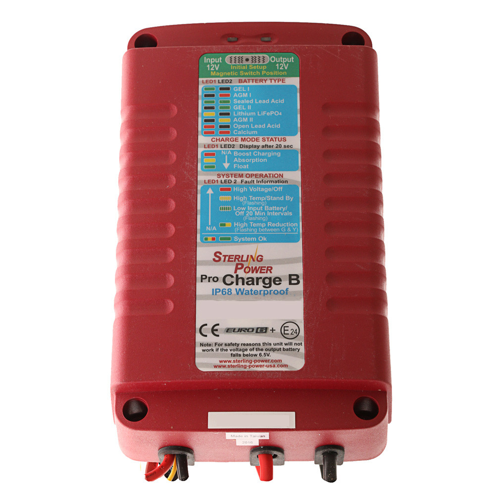 Buy Sterling Pro Charge B Waterproof Battery to Battery Charger 12V12V