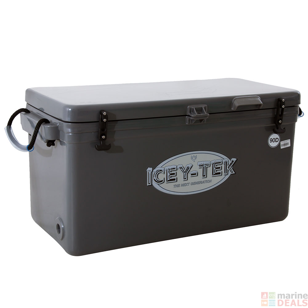 Buy IceyTek Two Compartment Chilly Bin with Split Lid 90L online at