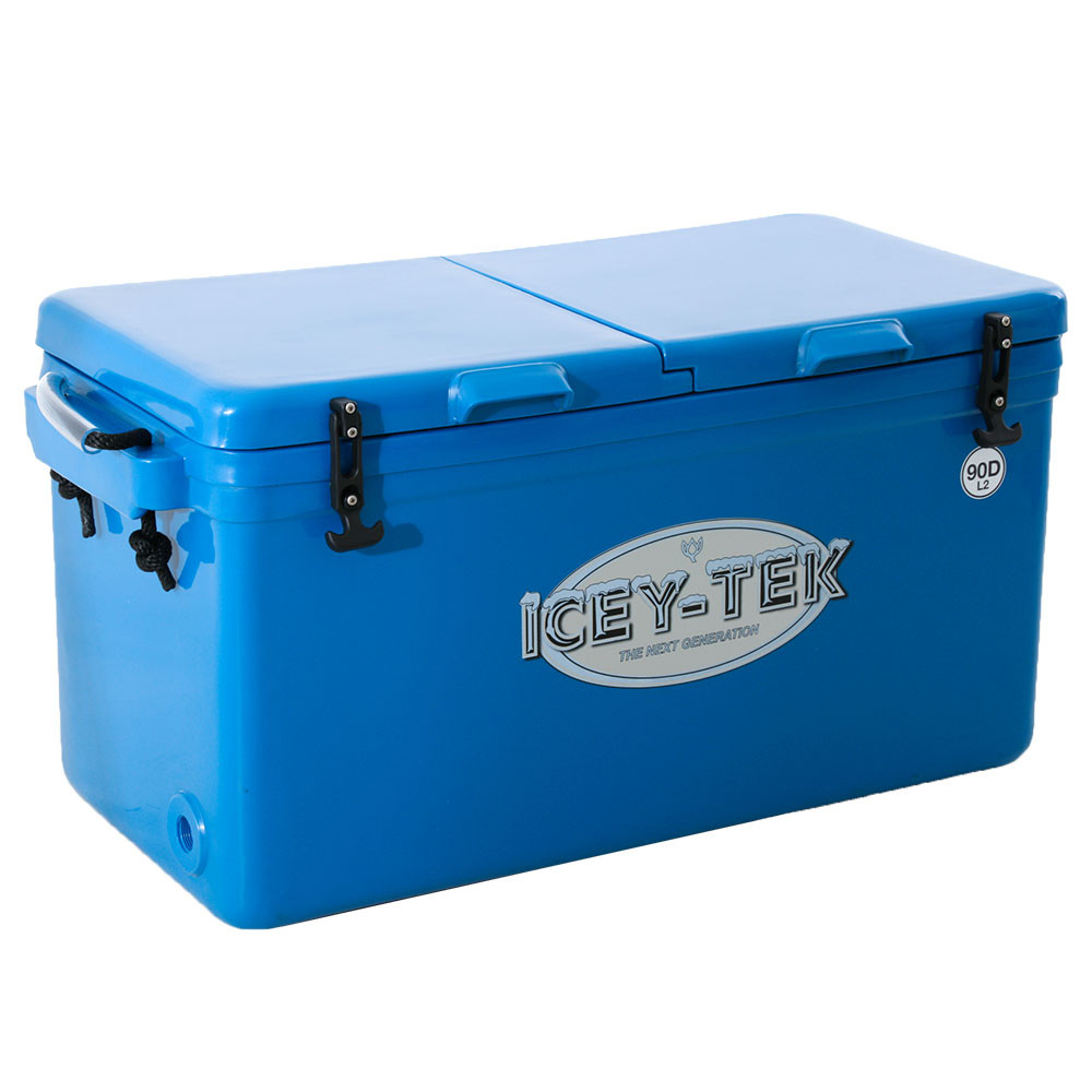 IceyTek Two Compartment Chilly Bin with Split Lid 115L Chilly Bins