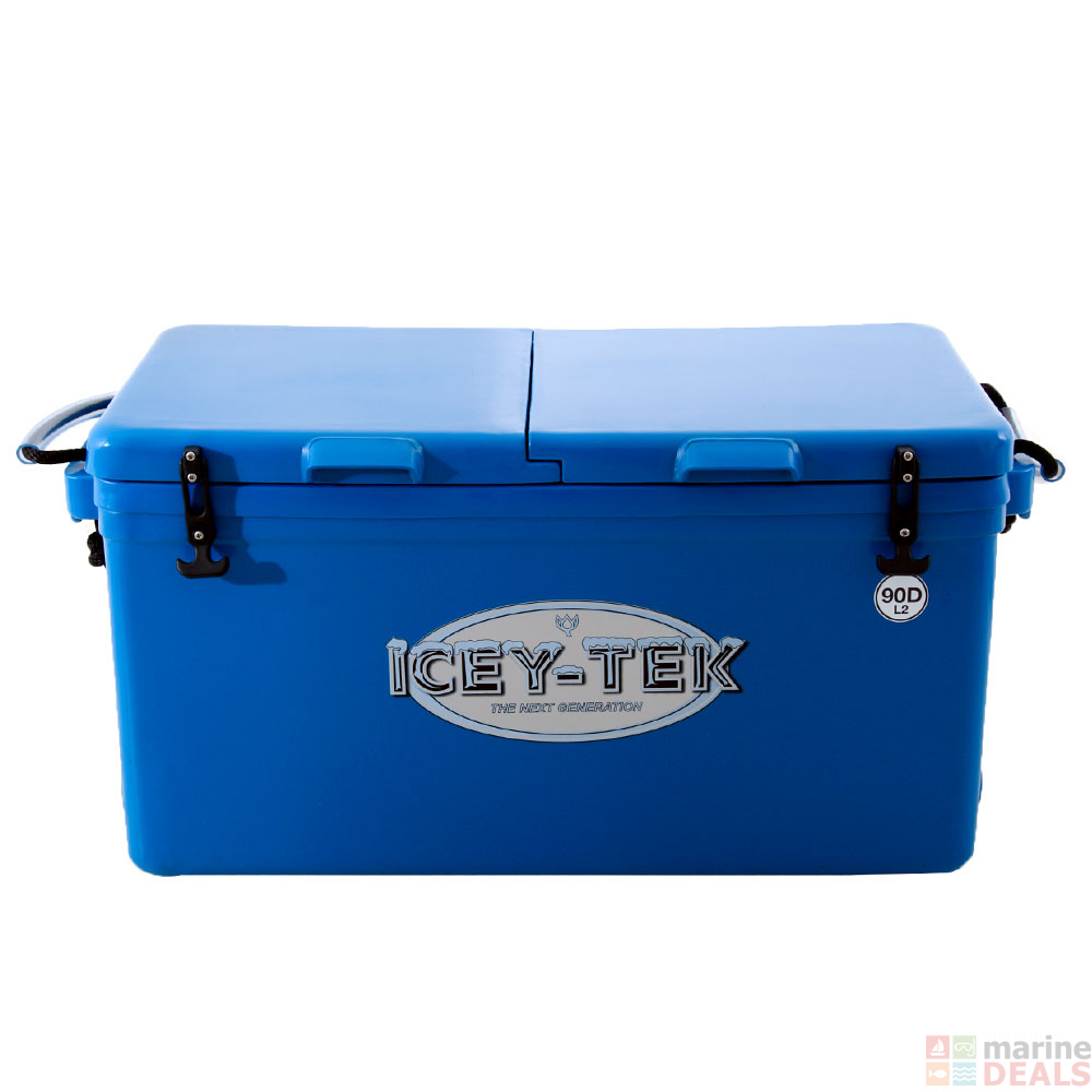 Buy IceyTek Two Compartment Chilly Bin with Split Lid 90L online at