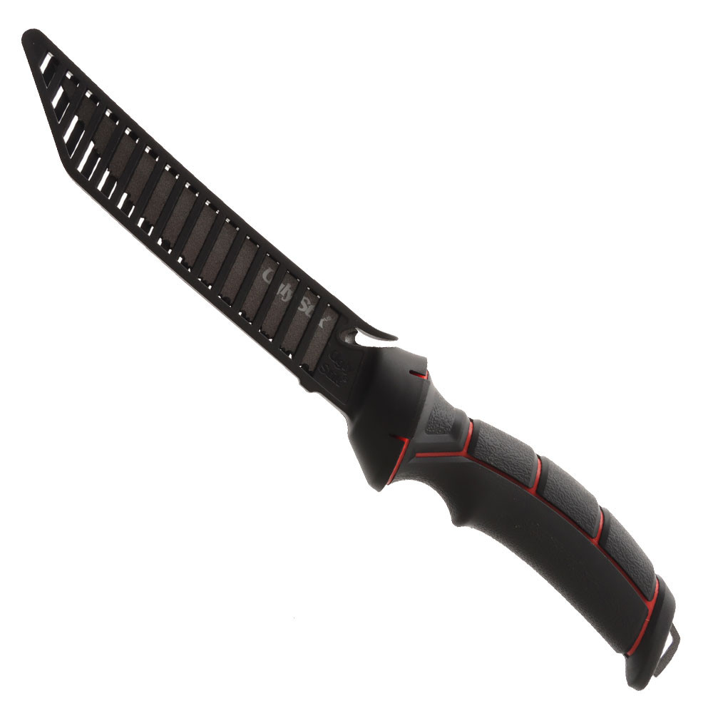 Buy Ugly Stik Tuff Grip Serrated Knife with Sheath 18cm online at