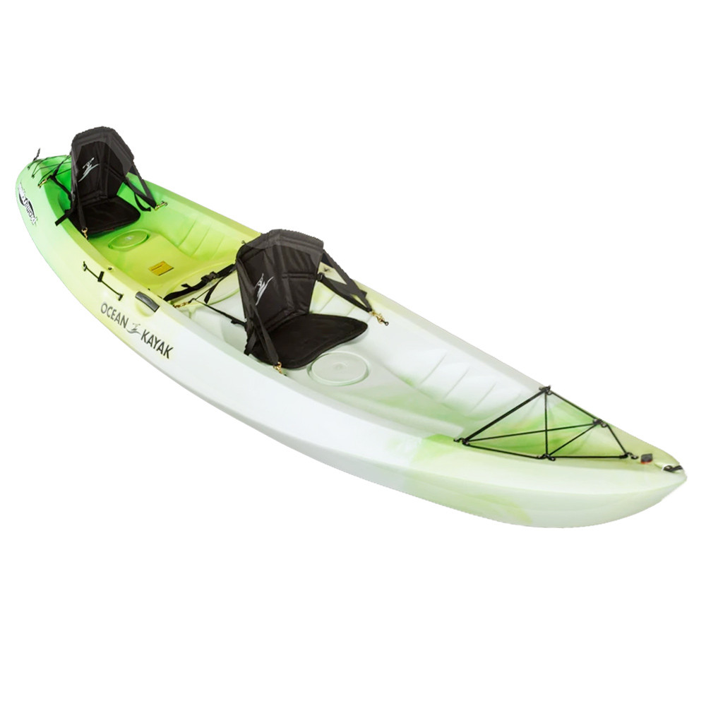 Buy Ocean Kayak Malibu Two XL Kayak Lime/White online at MarineDeals.co.nz
