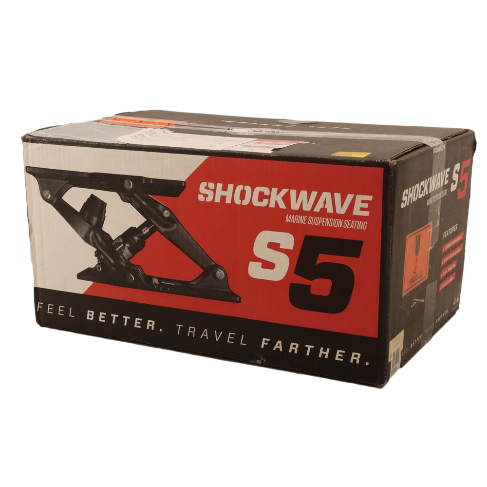 Buy Shockwave S5 Seat Suspension White online at MarineDeals.co.nz