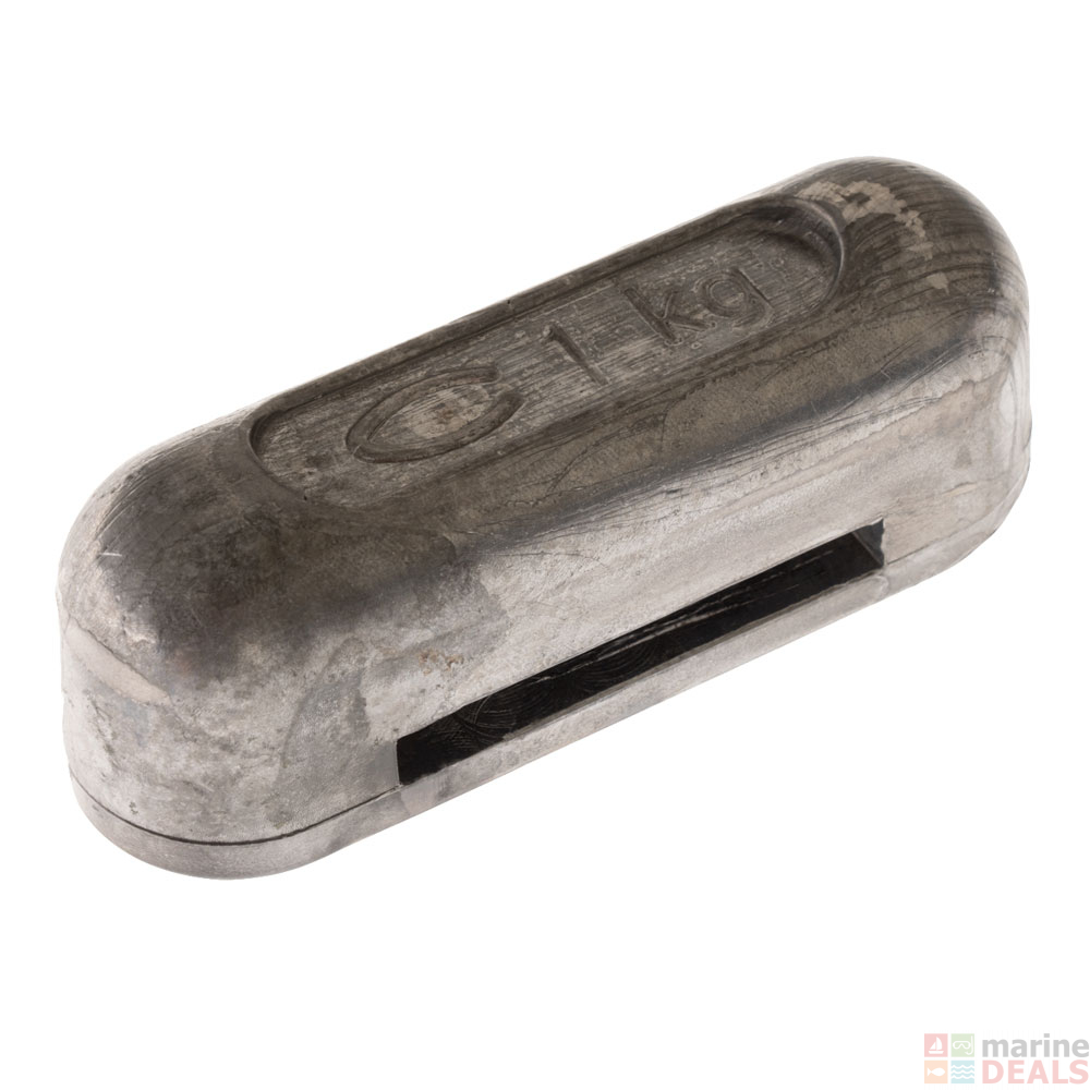 Buy Slotted Dive Weight 1kg online at MarineDeals.co.nz