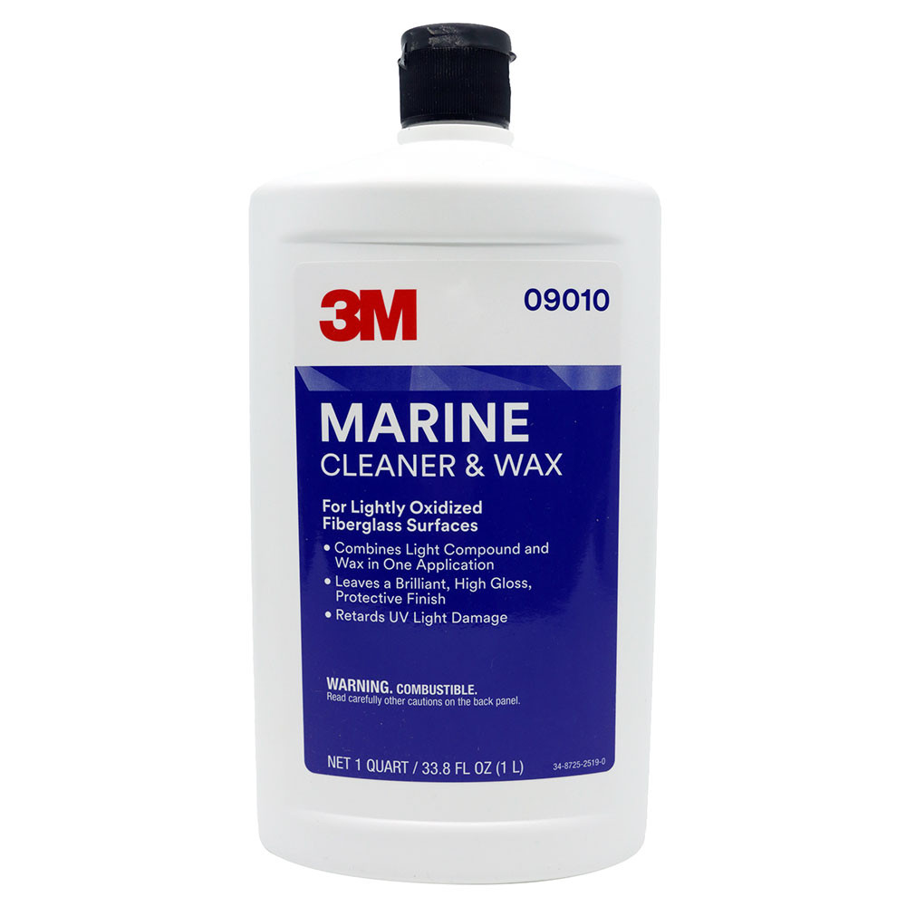 Buy 3M 09010 Marine Fibreglass Cleaner and Wax 1L online at Marine