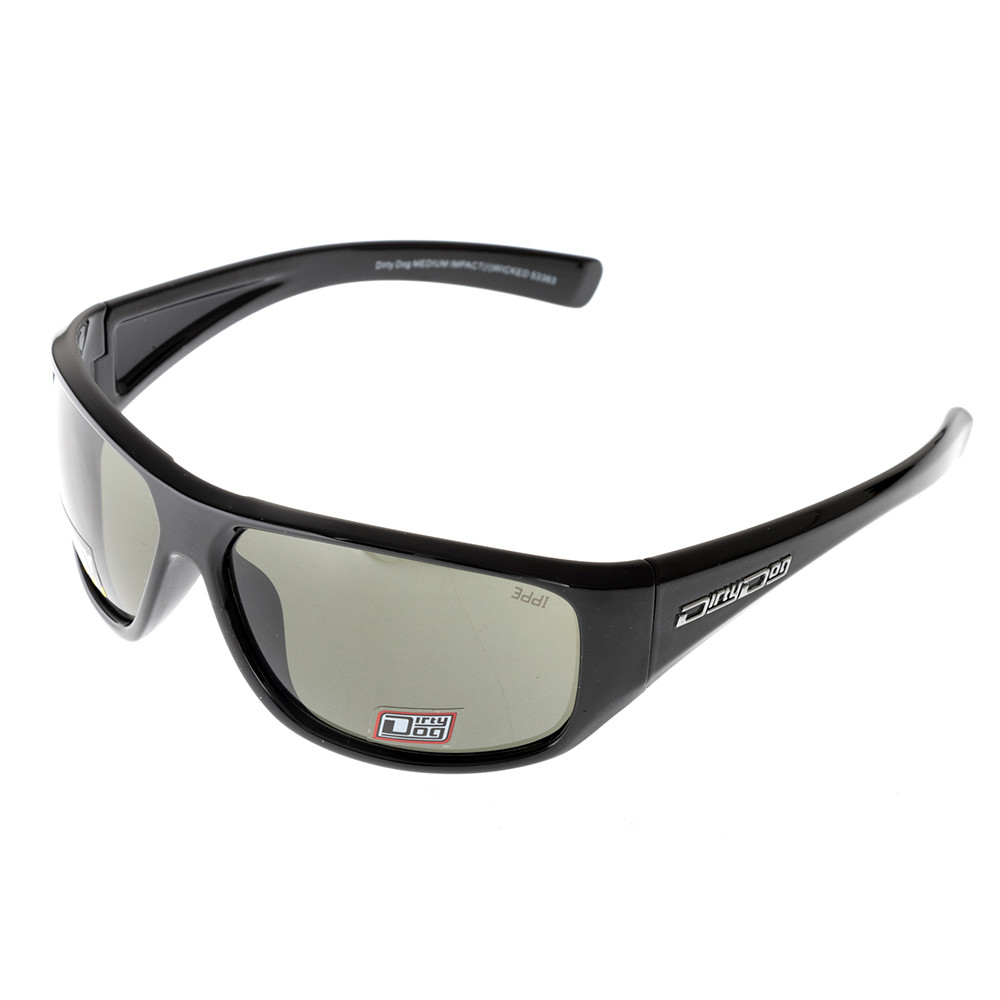 Buy Dirty Dog Wicked Safety Sunglasses Green with Black Frame online at