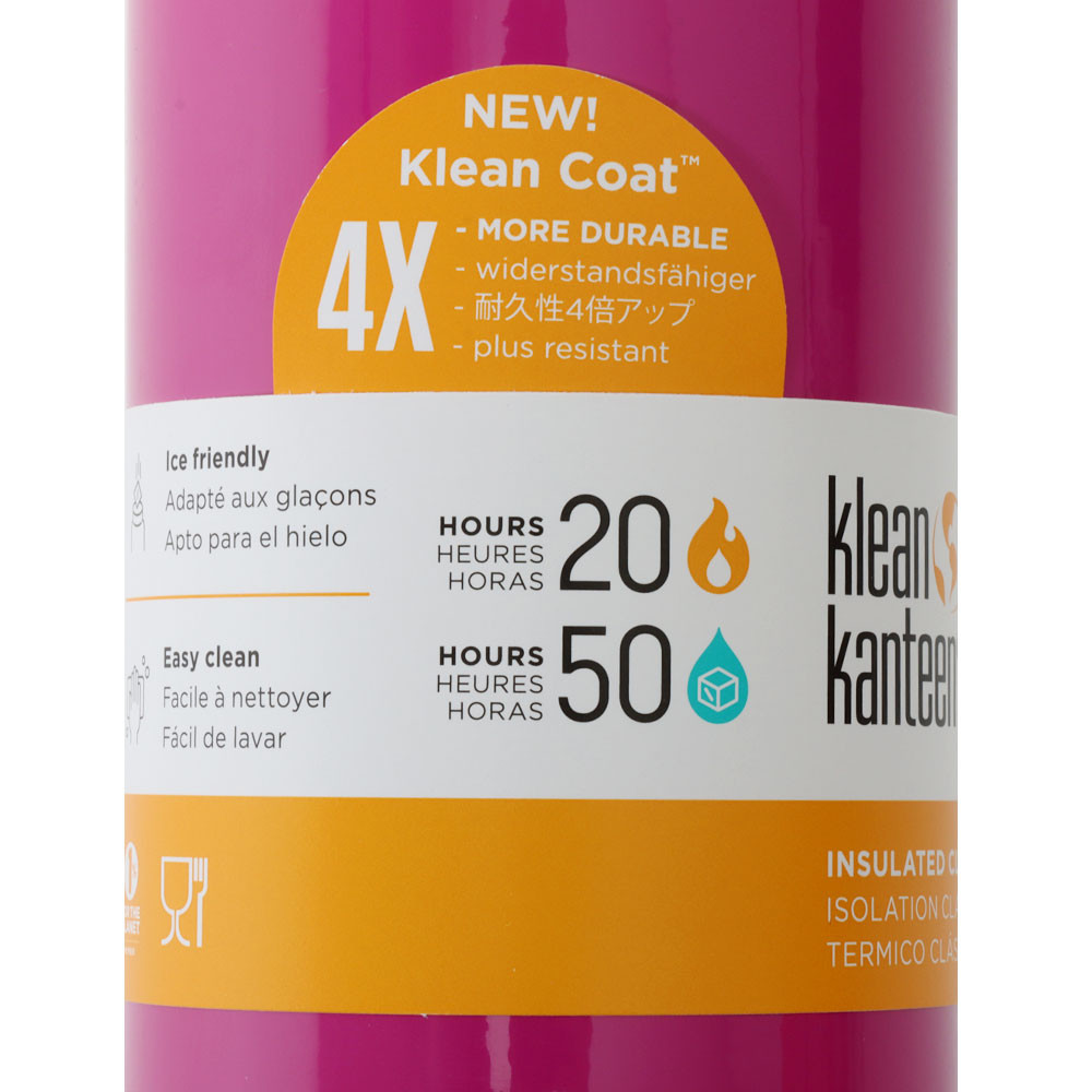 Buy Klean Kanteen Insulated Classic Water Bottle 592ml Wild Orchid Pink