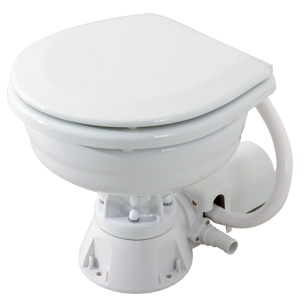 Buy Seaflo Electric Marine Toilet Compact 12V online at MarineDeals.co.nz