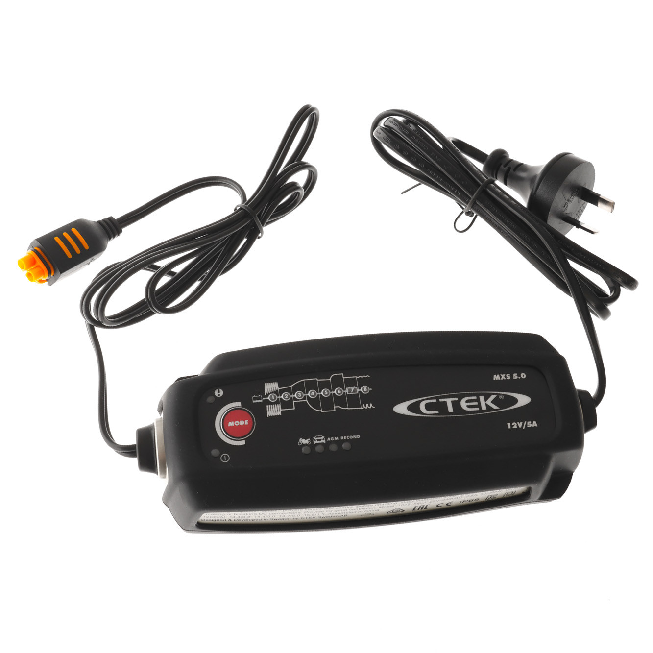 Buy CTEK MXS 5.0 8Stage Battery Charger Bundle Pack 12V 5A with CTEK Exclusive Powerbank online