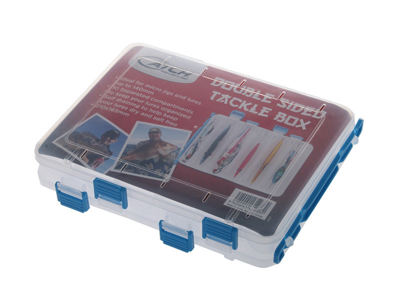Catch H513 Double Sided Jig Tackle Box Small Tackle Boxes Tackle