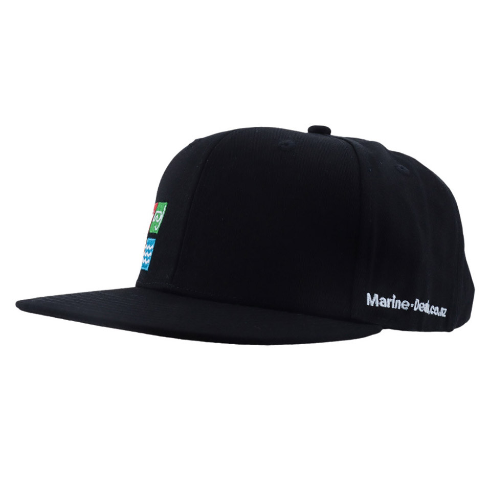 Buy Marine Deals Logo Flat Brim Snapback Cap online at MarineDeals.co.nz