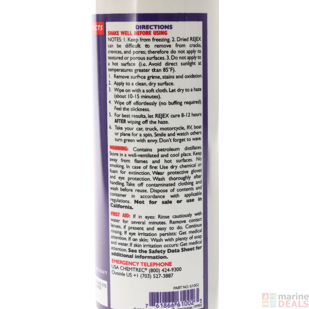 Buy RejeX High Gloss Protective Finish 473ml online at Marine-Deals.co.nz