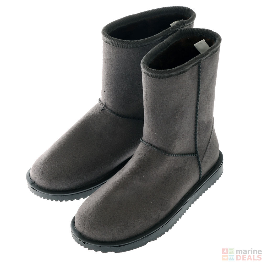 Mens Waterproof Slipper Boots Charcoal - Boots - Shoes & Footwear - Apparel