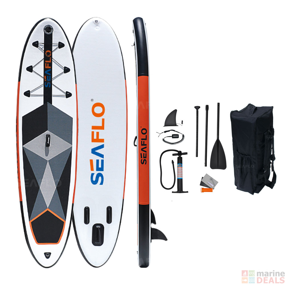 Buy Seaflo Inflatable Stand Up Paddle Board 10ft 30in online at Marine ...