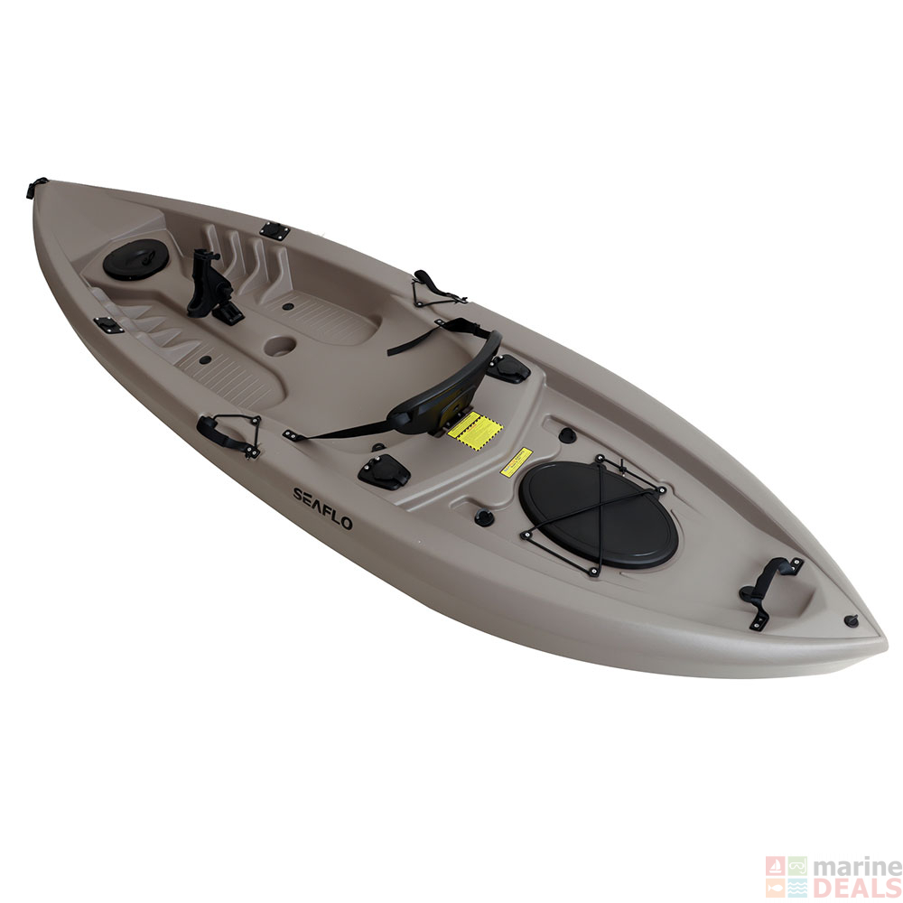 Buy Seaflo Fishing Kayak with Builtin Wheel Grey online at Marine