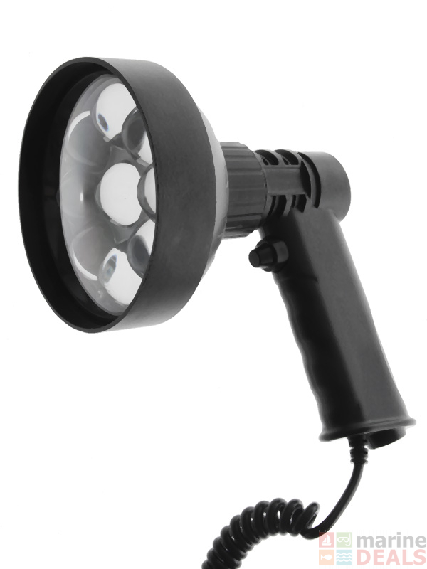 Buy Night Saber Handheld Coil Cord Led Spotlight 27w 3000 Lumens Online At Marine Deals Co Nz