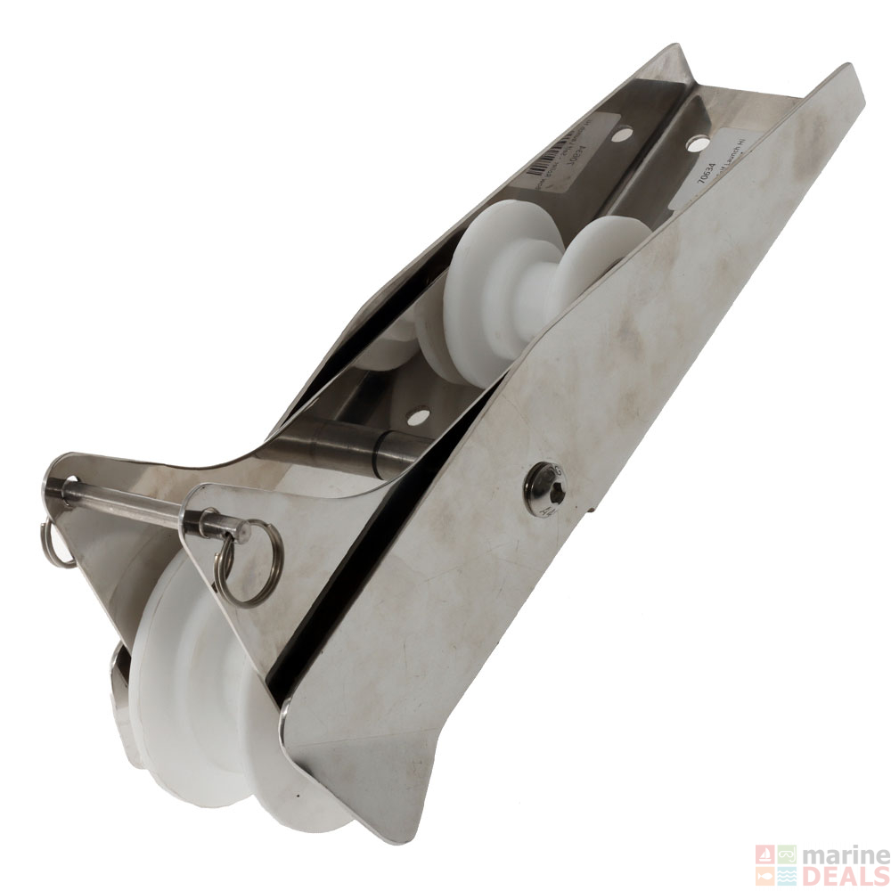 Buy Self Launch Hinged Bow Roller 328mm online at MarineDeals.co.nz