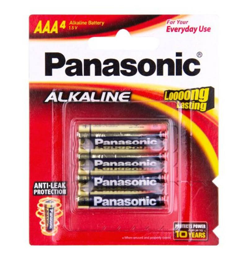 Buy Panasonic AAA Alkaline Batteries 4 Pack online at MarineDeals.co.nz