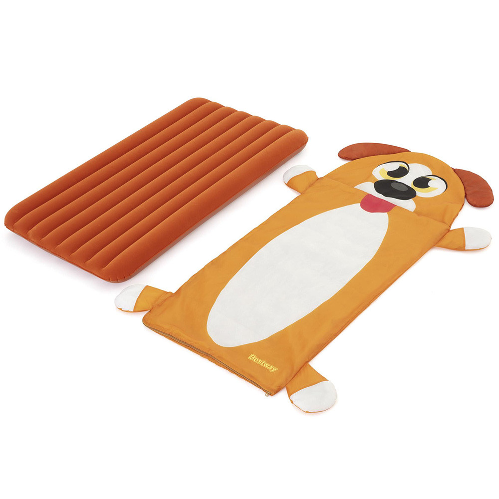 Buy Bestway Kids Sleeping Bag and Mattress Puppy online at MarineDeals
