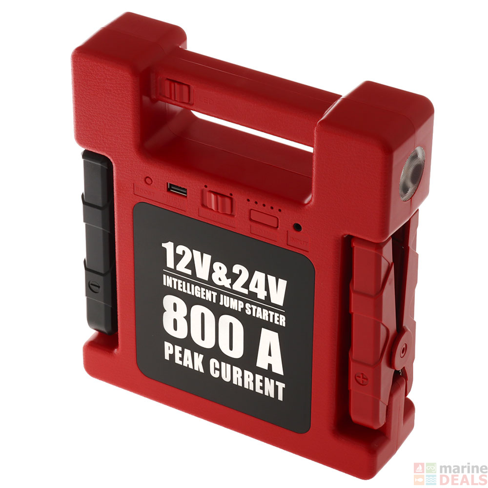 Buy Portable Jump Starter 12V/24V 24000mAh online at MarineDeals.co.nz