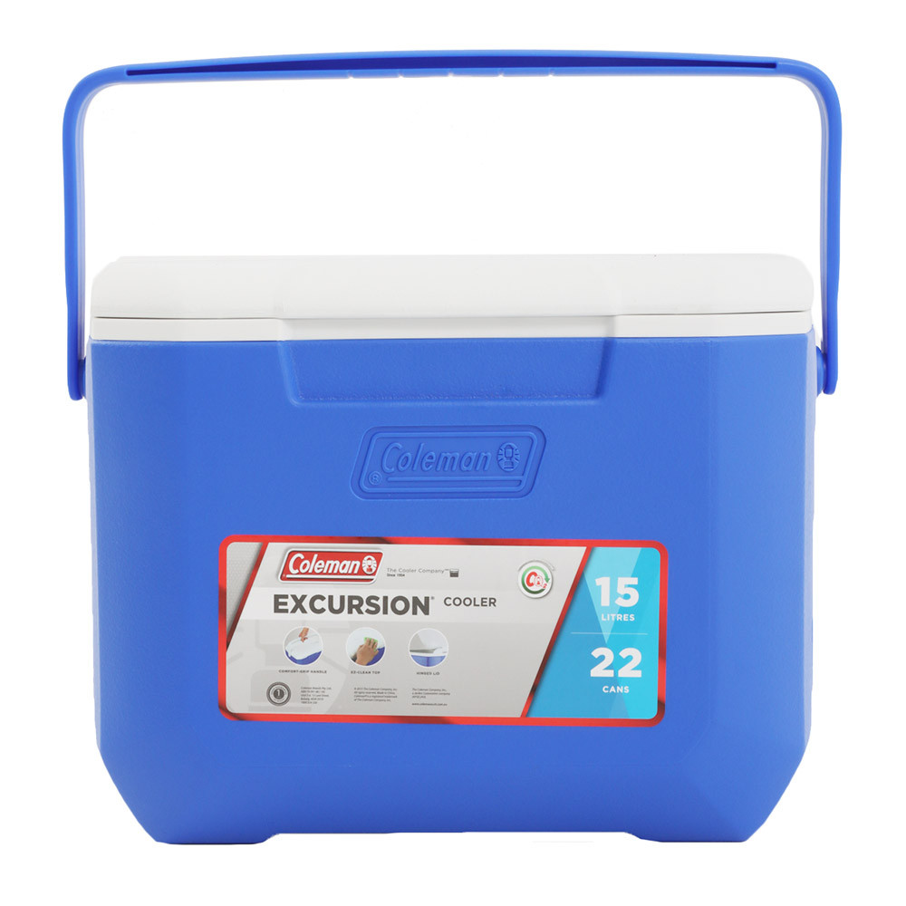 Buy Coleman Excursion Chilly Bin Cooler Blue 15L online at MarineDeals
