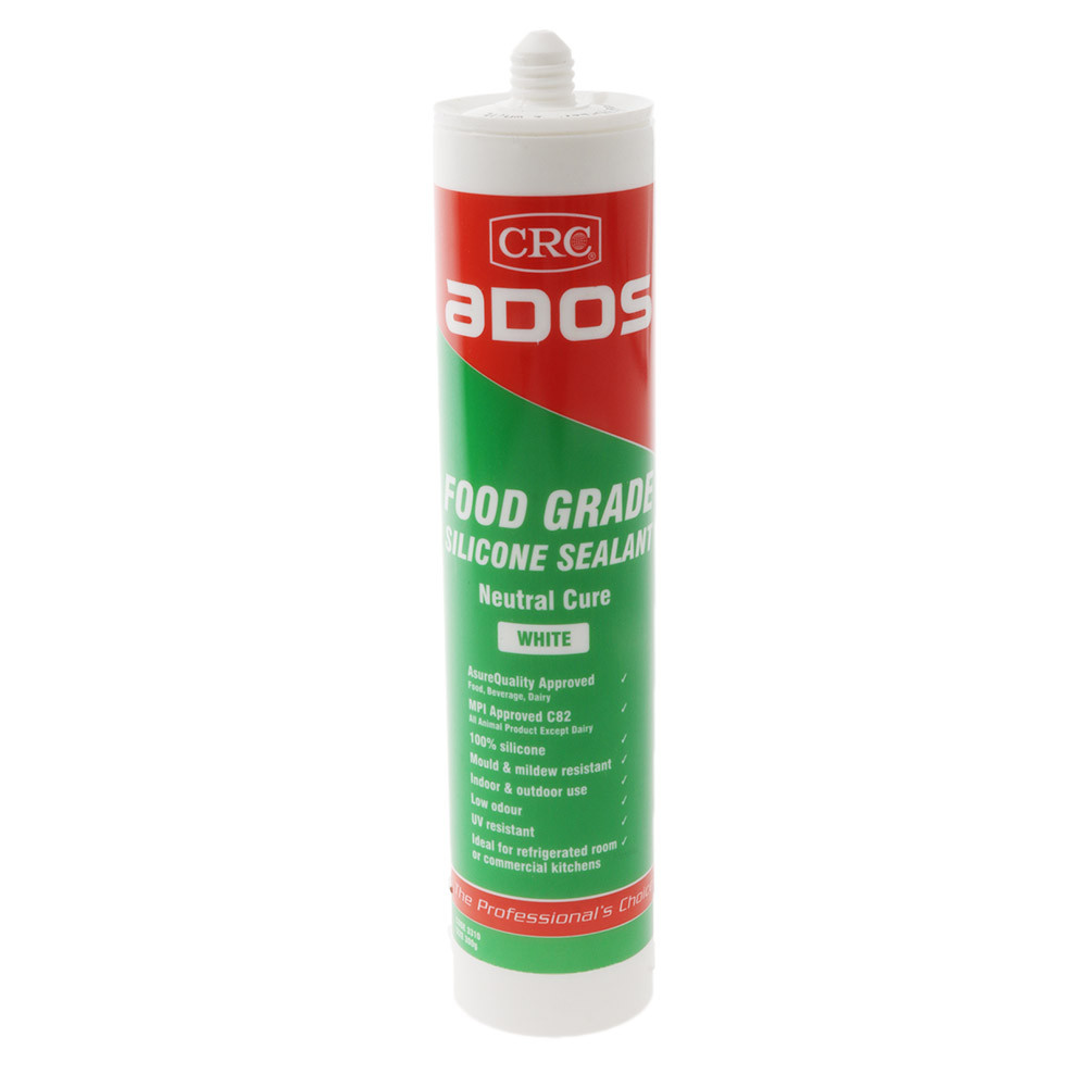 Buy ADOS Food Grade Silicone Sealant Cartridge White 300g online at MarineDeals.co.nz