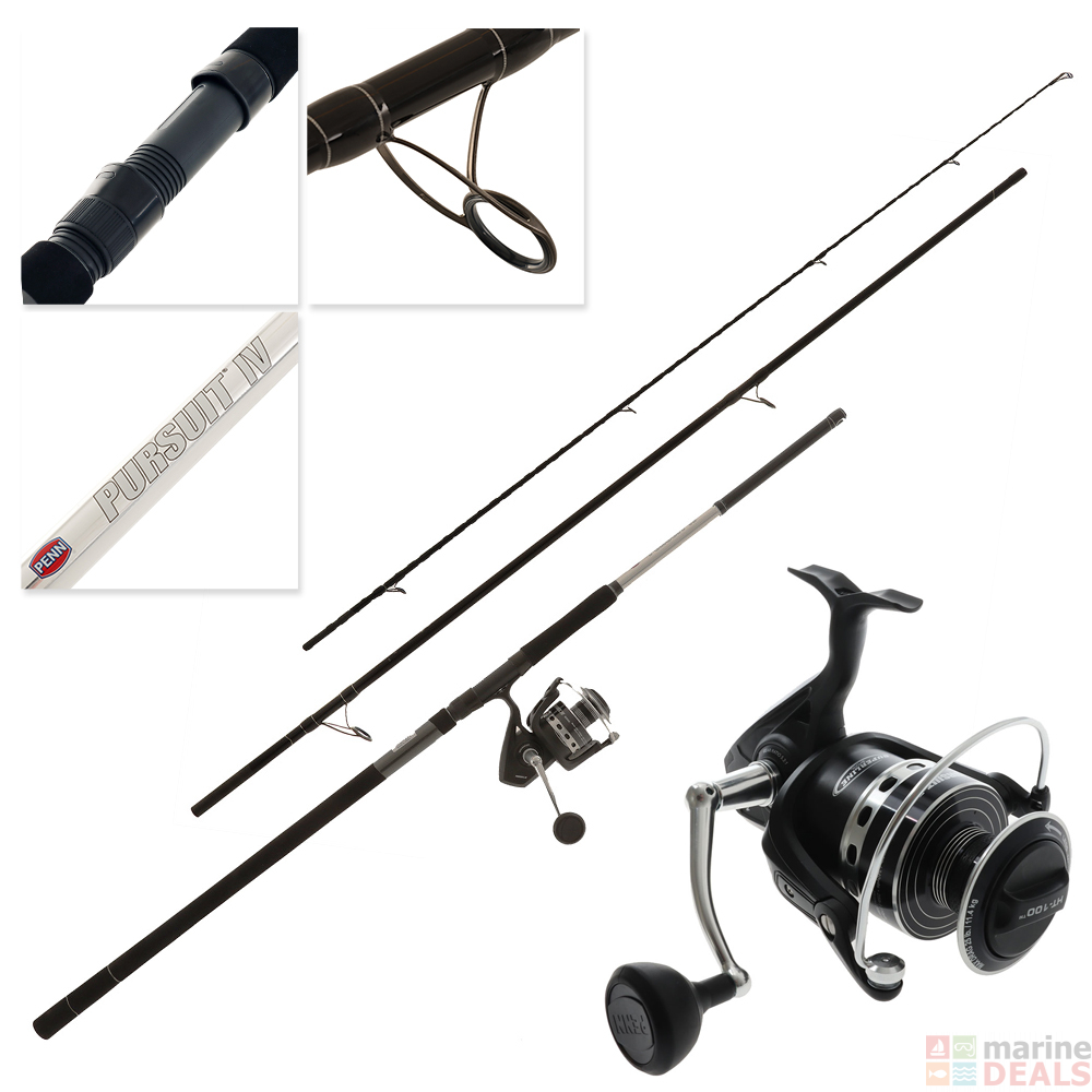 Buy PENN Pursuit IV 8000 1303XH Surfcasting Combo 13ft 12-20kg 3pc ...