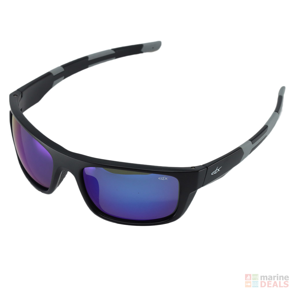 Buy CDX Wrapper Polarised Sunglasses Blue Revo online at MarineDeals.co.nz