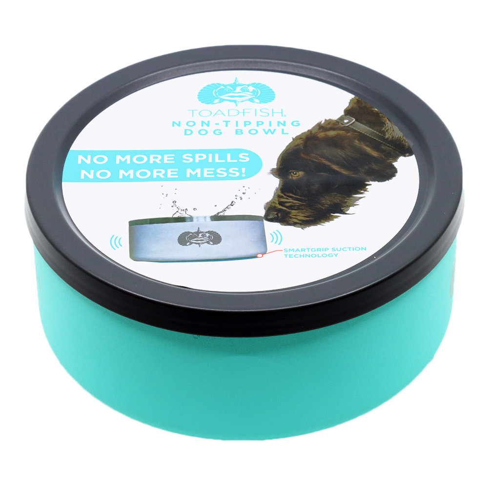 Buy Toadfish NonTipping Dog Bowl Teal online at MarineDeals.co.nz
