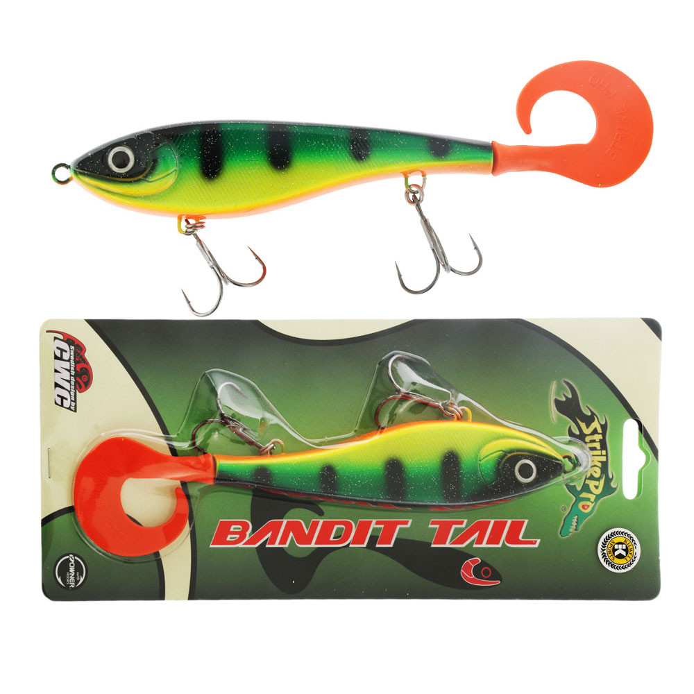 Buy Strike Pro Bandit Tail Lure Hot Mackerel 150mm 83g online at Marine