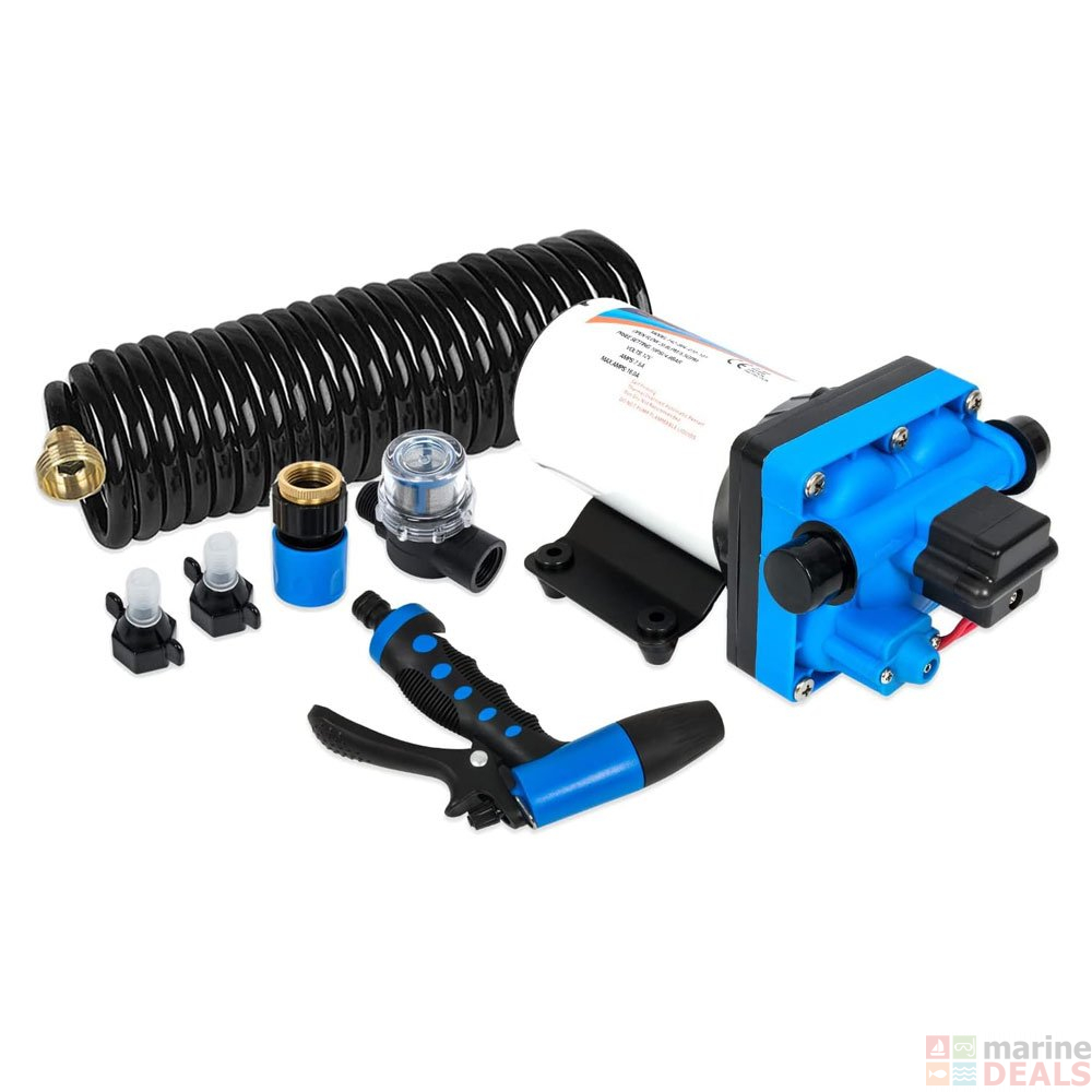 Buy BLA Boat Wash Down Pump Kit 12V 5GPM 70PSI online at MarineDeals.co.nz