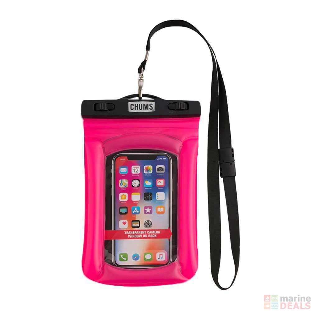 Buy Chums Waterproof Floating Phone Dry Pouch Tropical Pink online at