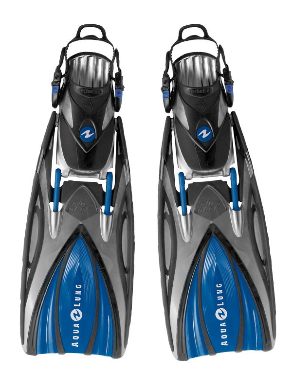 Buy Aqualung Slingshot Adjustable Dive Fins Blue Extra Large online at