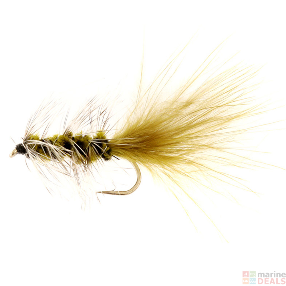 Buy Black Magic Woolly Bugger Trout Fly Olive Size B08 Qty 1 online at ...
