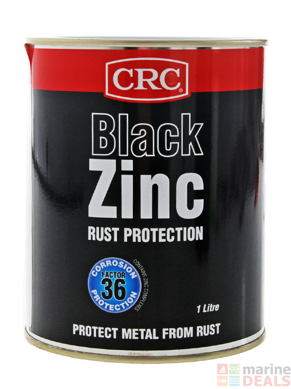 Buy CRC Coloured Zinc HeavyDuty AntiCorrosive Coating Black 1L online