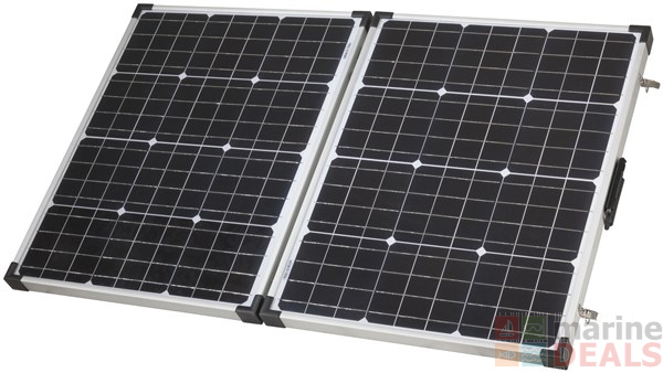 Buy Powertech Folding Solar Panel With 5m Lead 12v 120w Online At Marine Deals Co Nz