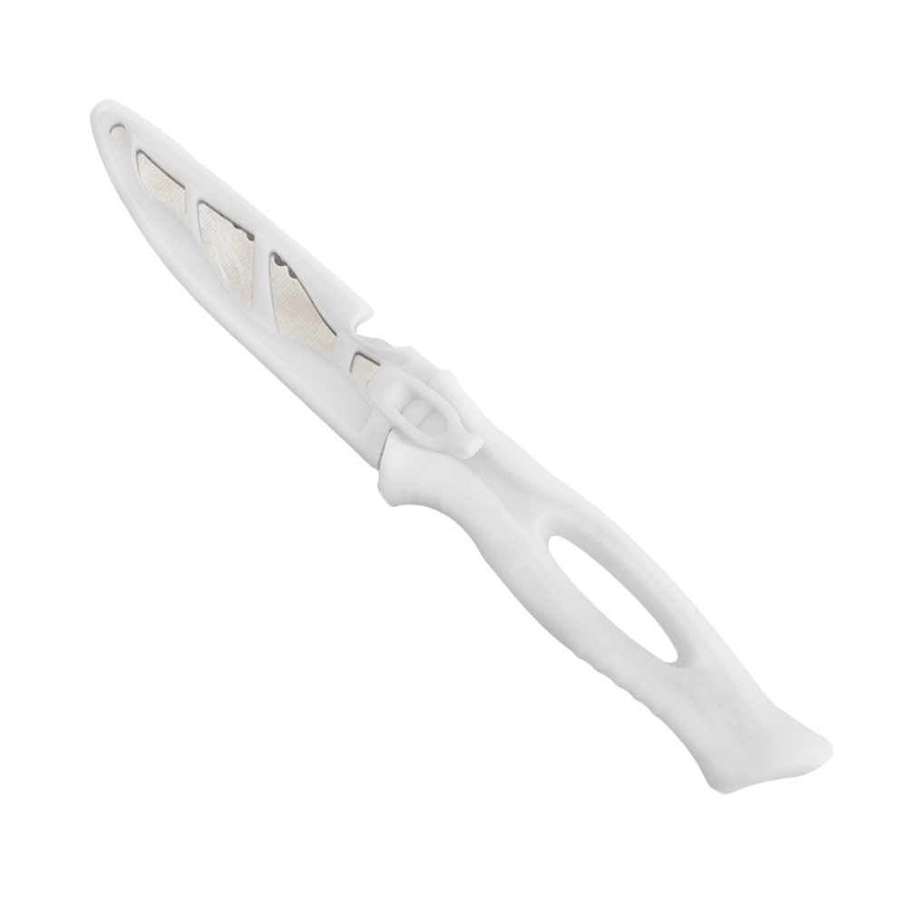 Buy Bait Knife with Sheath White online at MarineDeals.co.nz