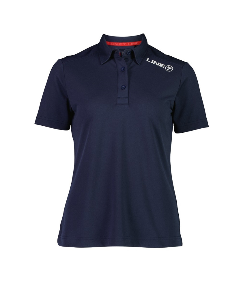 Buy Line 7 Ocean Crew Womens Polo Shirt Navy online at MarineDeals.co.nz