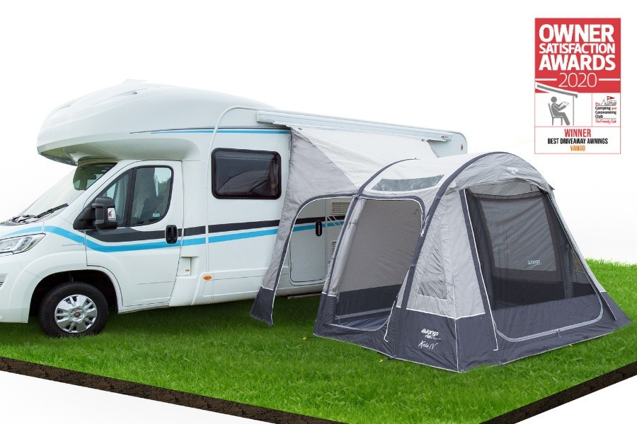 Buy Vango Kela V Air Tall Driveaway Awning Cloud Grey online at Marine