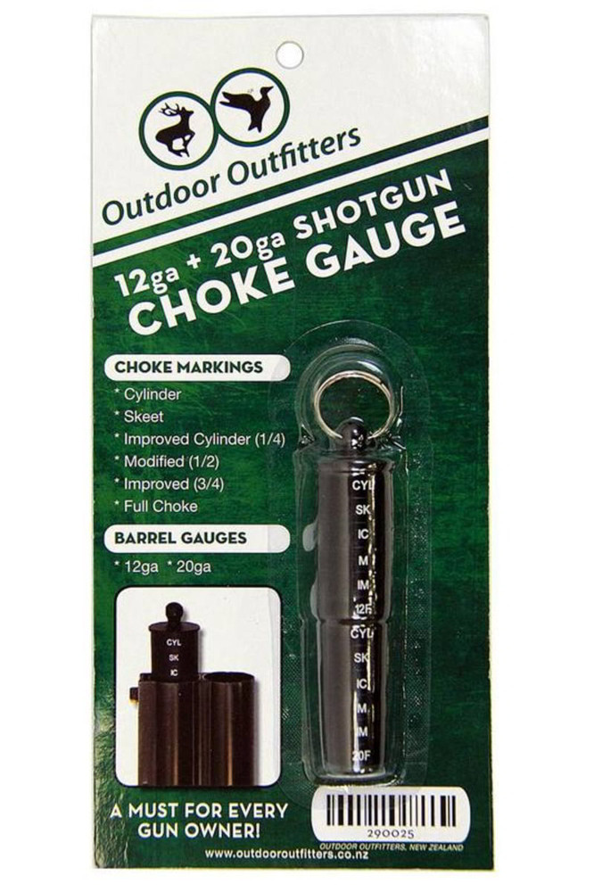 Buy Outdoor Outfitters Dualbore 12ga+20ga Shotgun Choke Gauge online at