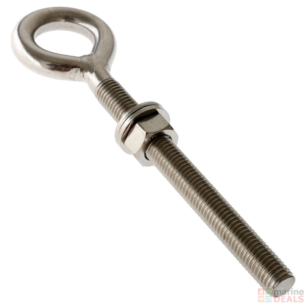 Buy Stainless Steel Eye Bolts online at MarineDeals.co.nz