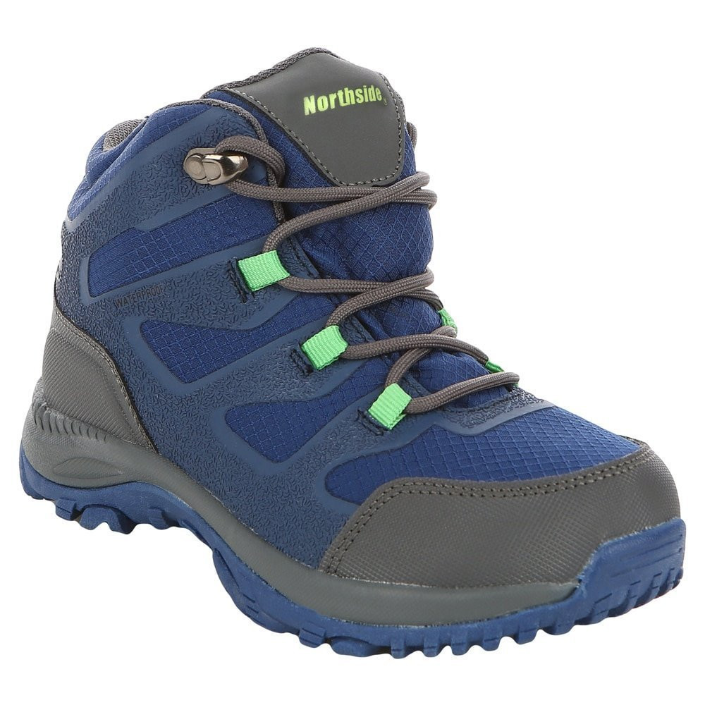 Northside Hargrove Mid Kids Hiking Boots Navy/Lime US13 Boots Shoes