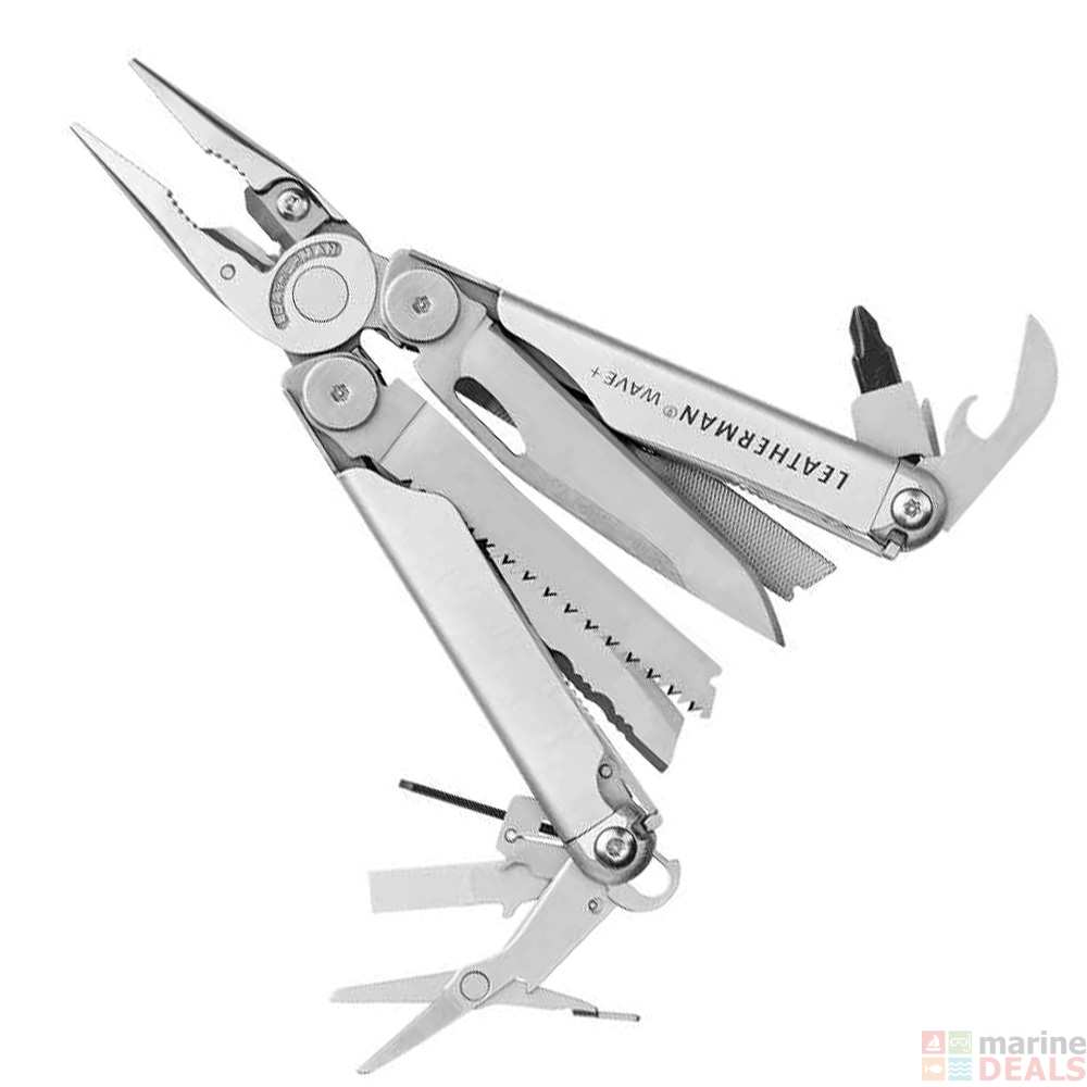 Buy Leatherman Wave Plus MultiTool with Nylon Sheath online at Marine