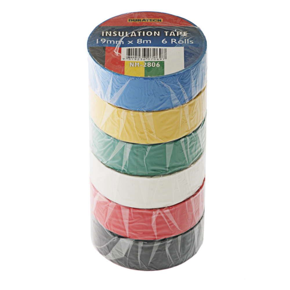 Buy Insulation Tape 8m x 19mm 6 Rolls online at MarineDeals.co.nz