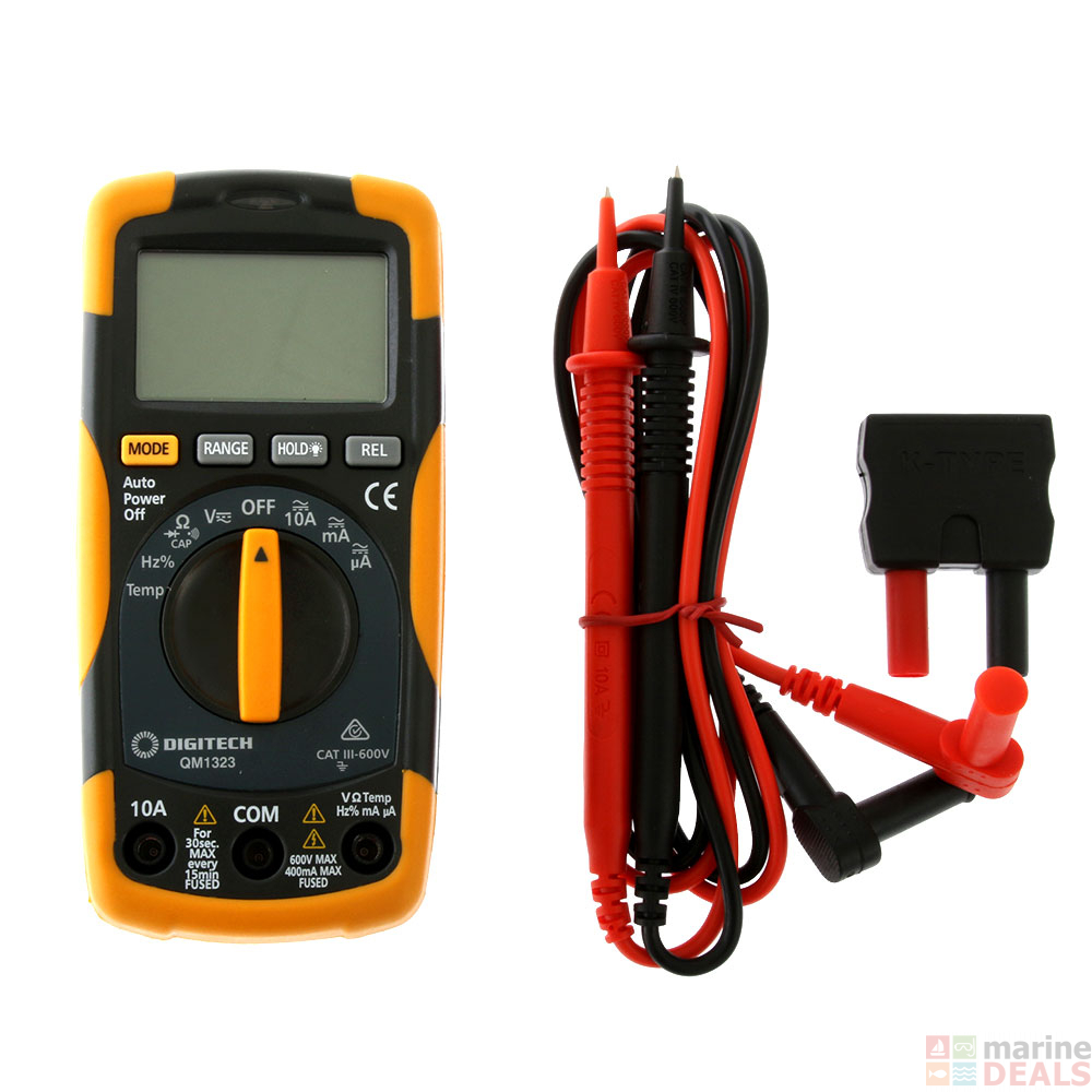 Buy Cat III Multimeter with Temperature online at MarineDeals.co.nz